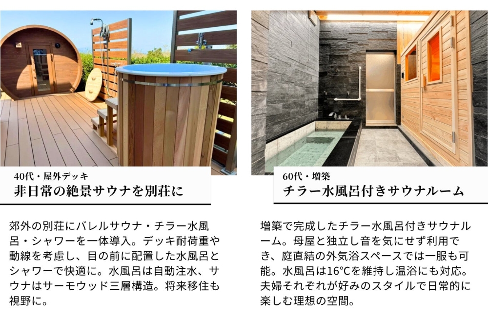 書籍　家庭用サウナの選び方　オーナーズインタビュー